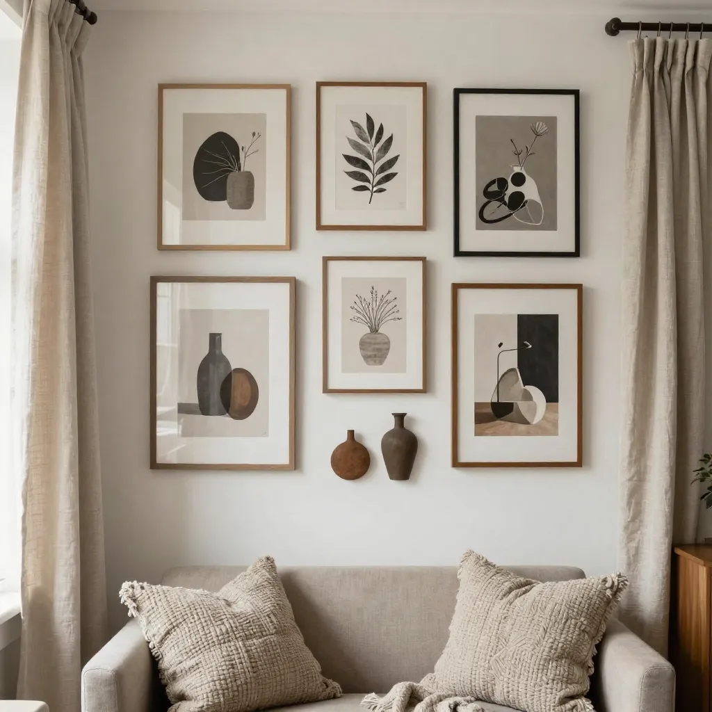 Espacio interior transformado con textiles y decoración