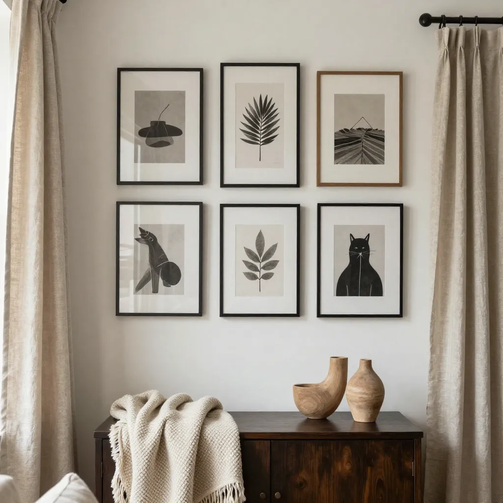 Selección de textiles y accesorios